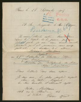 Expediente de Marcel Georges Eugéne Berteaux