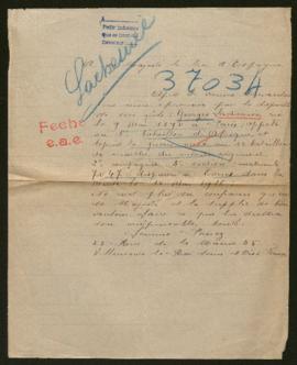 Expediente de Georges Lachesnée