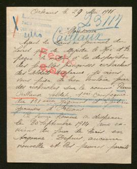 Expediente de Pierre Caillaux