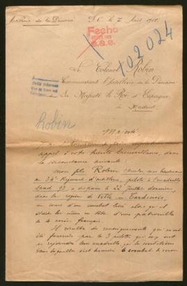 Expediente de Charles Robin