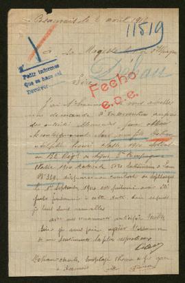 Expediente de Adolphe Henri Dehau