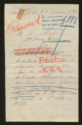 Expediente de Jean Lubin Léon Ramond