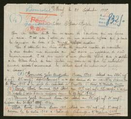 Expediente de Jules Augustin Bourdet, Albert Fernand Frézet, Joseph Armand Tanneur y Mracel Arthu...