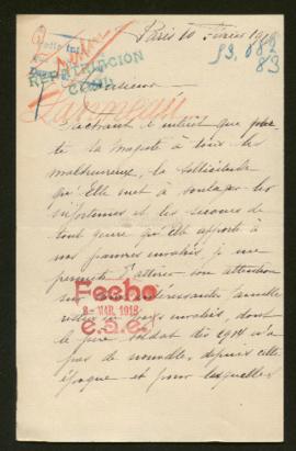 Expediente de las familias de Albert Lanneau y Henri Loète