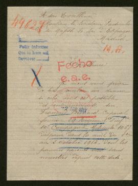 Expediente de François Bernard