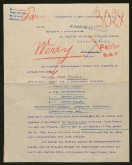 Expediente de Gustav Werry