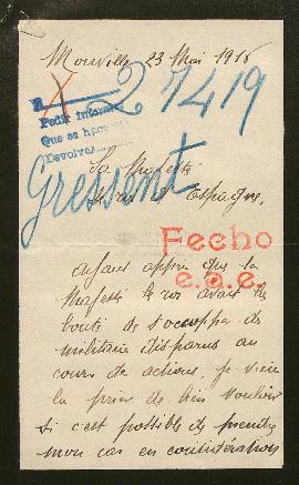Expediente de Prosper Amedée Gressent
