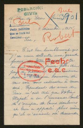 Expediente de Emile Robert