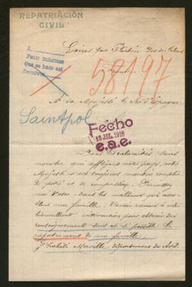 Expediente de la familia Saitpol Toffin