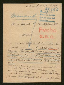 Expediente de Maurice Georges Menant