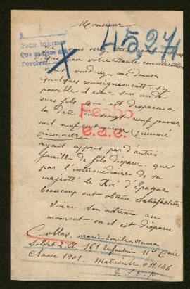 Expediente de Marie Emile Numa Collas