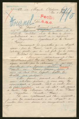 Expediente de Léonie Tournel-Garçon