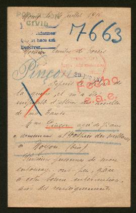 Expediente de madame Pinçon