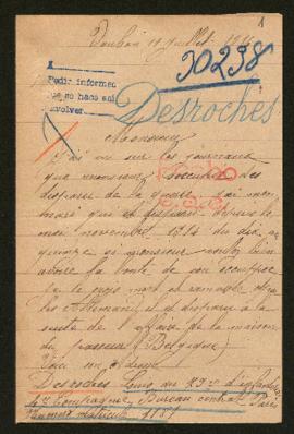 Expediente de Louis Desroches