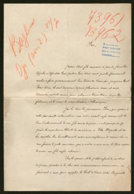 Expediente de Octave Louis Baglin y Lucien Constant Baglin