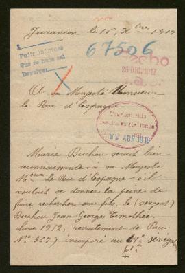 Expediente de Jean Georges Thimothée Buchou