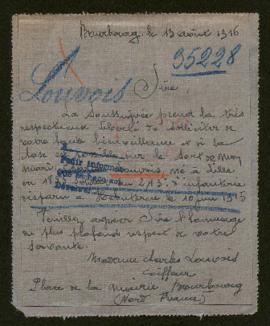 Expediente de Charles Louvois