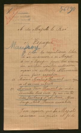 Expediente de la familia Maufroy Francart