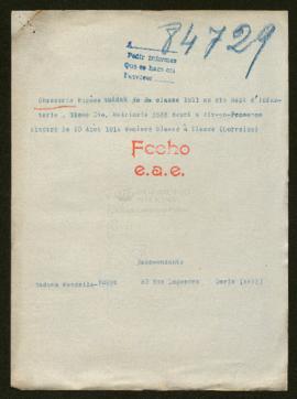 Expediente de Eugène Chassarie