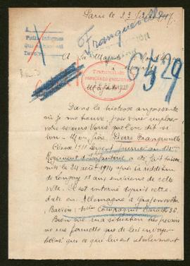Expediente de Pierre Victor Marie Franqueville