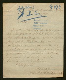 Expediente de la familia de Catarina Melinc