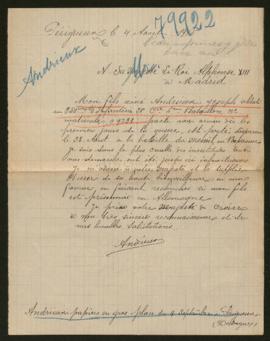 Expediente de Joseph Andrieux