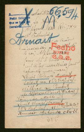 Expediente de Louis Henri Druart