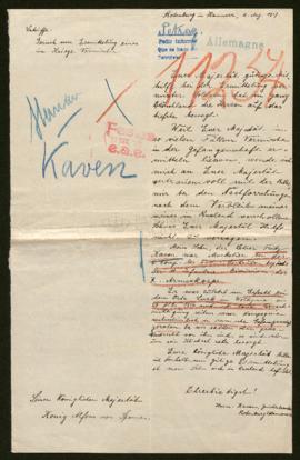 Expediente de Fritz Kaven