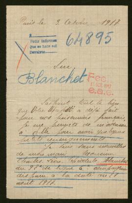 Expediente de Charles Léon Théodule Blanchet