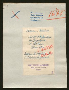 Expediente de Marius Méreau