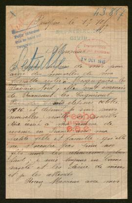 Expediente de Marie Letaille Boquet y familia