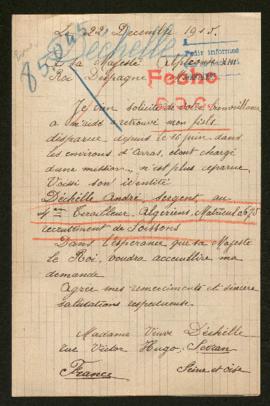 Expediente de André  Déchelle