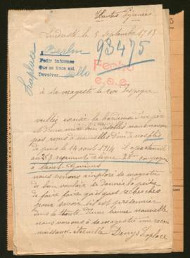 Expediente de Marie Antonin Laplace