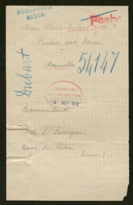 Expediente de Marie Dubart