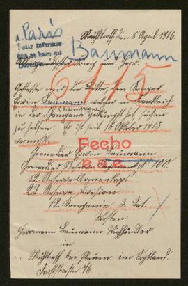 Expediente de Erwin Baumann