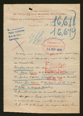 Expediente de Leonce Warin y Louis Warin