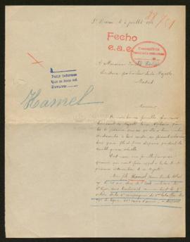 Expediente de Henri Emile Albert Hamel