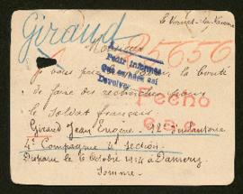 Expediente de Jean Eugéne Giraud