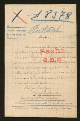 Expediente de Georges Rustand