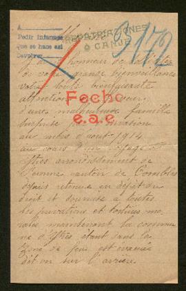 Expediente de la familia Watel Salles y Joséphine Watel Cloet