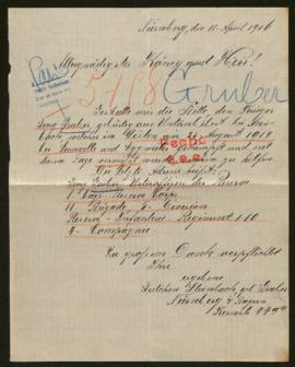 Expediente de Georg Gruber