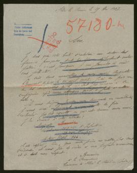 Expediente de Auguste Baunier