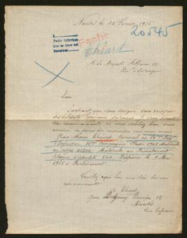 Expediente de Jean Marie Théard