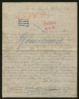 Expediente de Charles Jean Albert Gouneaud
