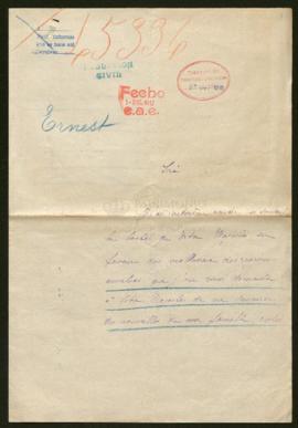 Expediente de Edmond Ernest y familia