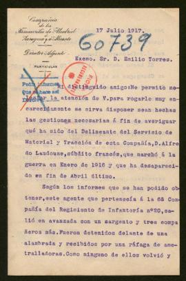 Expediente de Alfred Landouze