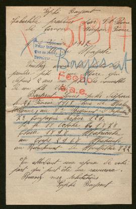 Expediente de Louis Jules Bayssut