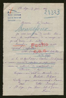 Expediente de Jean Bonnefoux