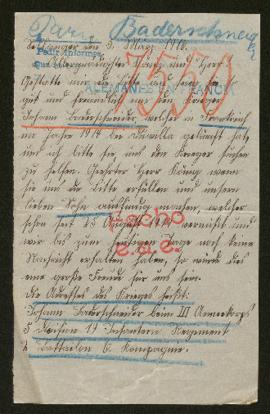 Expediente de Johann Baderschneider