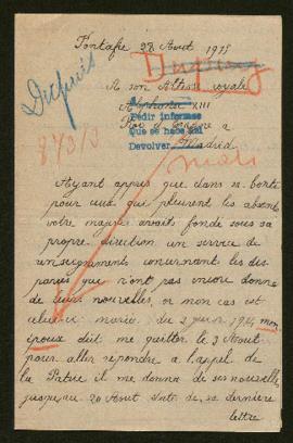 Expediente de François Dupuis